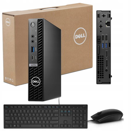 NOWY Dell Optiplex 7010 Micro i5-13500T 32GB 1TB SSD WiFi W11Pro K+M