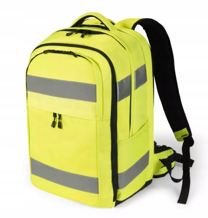 DICOTA Plecak na laptopa 17.3 cali HI-VIS 32-38l żółty