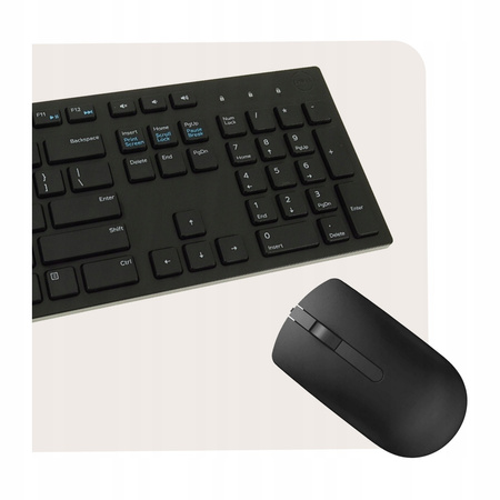 Dell Zestaw bezprzewodowy klawiatura + mysz KM3322W