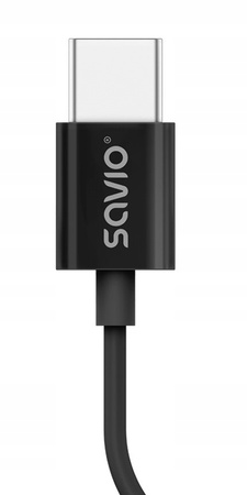 SAVIO Adapter audio - USB-C Jack 3,5mm AK-74