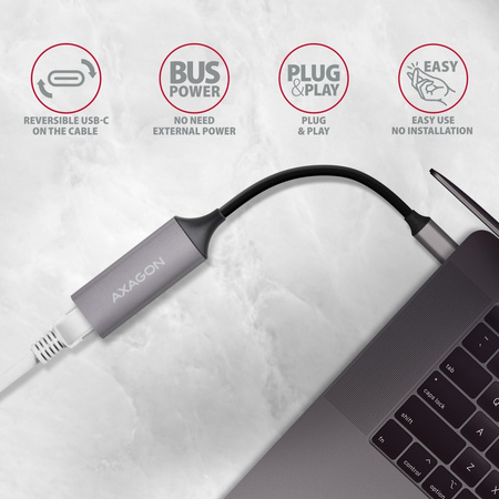 AXAGON ADE-TRC Karta sieciowa Gigabit Ethernet adapter, USB-C 3.2 Gen 1,,,