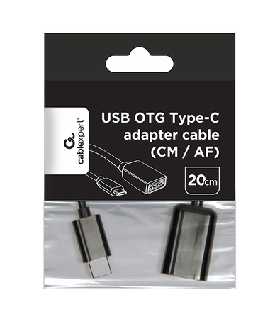 GEMBIRD Adapter USB Typ-C 2.0 męski -> USB żeński