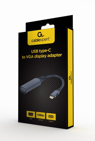 GEMBIRD Adapter USB-C to VGA D-SUB