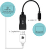 I-TEC Adapter USB-C do Display Port Video 60Hz 4K Ultra HD kompatybilny z