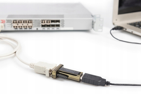 DIGITUS Konwerter/Adapter USB 2.0 do RS232 (DB9) z kablem USB A M/Ż 80cm