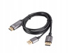 LANBERG Kabel HDMI(M)-Displayport(M) 1M 4K czarny