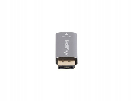 LANBERG Adapter Displayport(M)- HDMI(F)4K srebrny