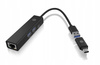 ICYBOX Hub IB-HUB1439-LAN 4w1 HUB, 1x USB-C, 2xUSB-A, 1x LAN