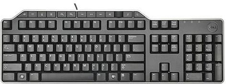 DELL Przewodowa biznesowa klawiatura multimedialna USB KB-522, czarna