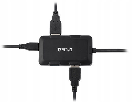 YENKEE Hub ładujący z 4 portami USB YHB 4341BK,