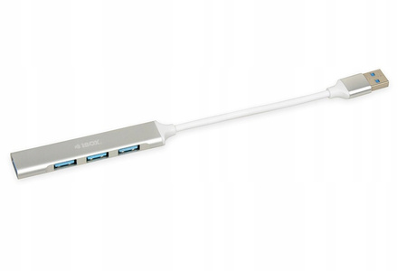 IBOX HUB 4-PORTOWY USB3.0 + USB 2.0, SLIM