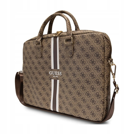 GUESS Torba do notebooka 16 cali 4G Printed GUCB15P4RPSW Brązowa