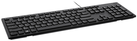 Klawiatura multimedialna KB216 US International (QWERTY) - czarna (RTL BOX)