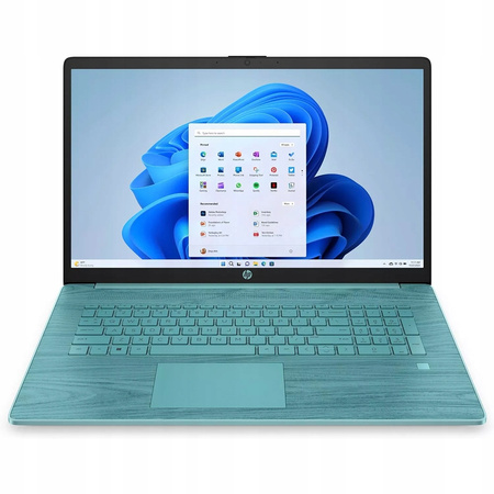 LIMITOWANY Laptop HP 17 QUAD 4GB 128SSD FULL HD PODŚ-KL USB-C W11