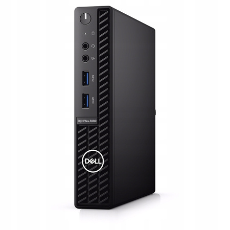 KOMPUTER STACJONARNY DELL OPTIPLEX 3080 MFF i5-10500 8GB DDR4 256SSD W11P