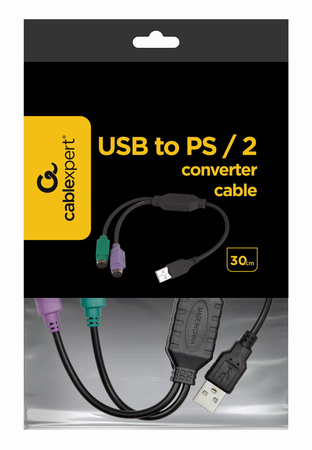 GEMBIRD Adapter 2xPS2->USB mysz + klawiatura
