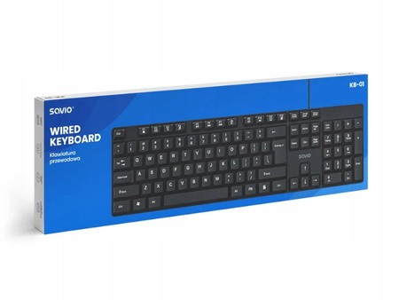 SAVIO Klawiatura przewodowa KB-01