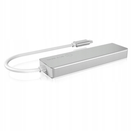 HUB USB 3.0 typu C z 3 portami USB i czytnikiem kart pamięci IB-HUB1413-CR