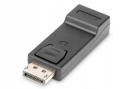 DIGITUS Adapter Displayport 1080p 60Hz FHD Typ DP/HDMI A M/Ż czarny