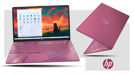 LIMITOWANY LAPTOP HP 17 DUAL CORE 4GB DDR4 SSD HD+ BLK HDMI FP W11 