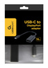 GEMBIRD Adapter USB Typ-C to DisplayPort Czarny