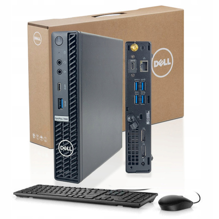 NOWY Dell Optiplex 7080 Micro i5-10600T 16GB 512SSD WiFi W11Pro M+K