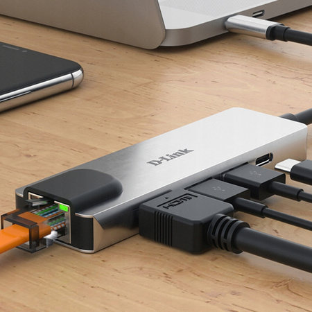 D-Link DUB-M520 HUB USB-C USB 3.0 HDMI