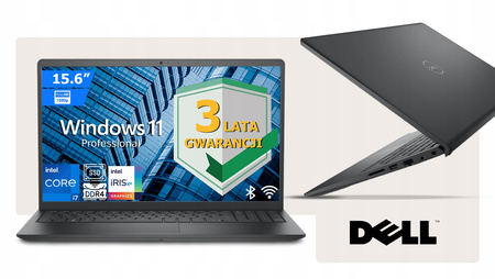 NOWY Laptop DELL Vostro 3520 i7-1255U 8GB 512 SSD FULLHD 120Hz W11Pro