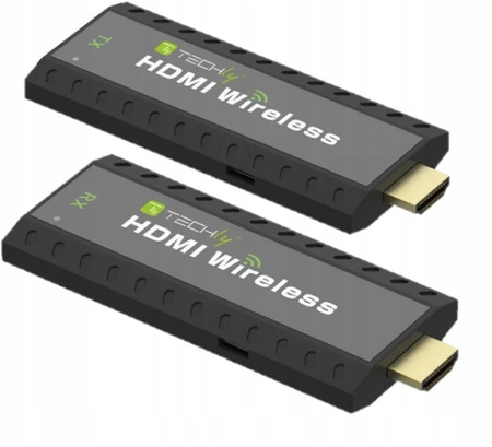 TECHLY Extender bezprzewodowy HDMI 1080p 60Hz, 5.8GHZ Mini