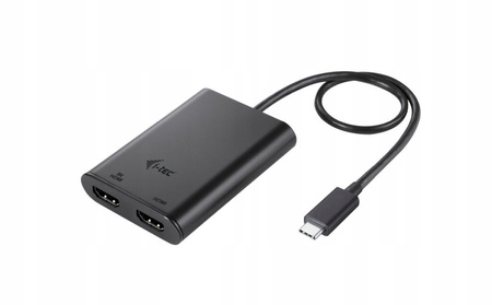 I-TEC Adapter video USB-C Dual 4K/60Hz (single 8K/30Hz) HDMI
