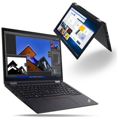 WYDAJNY ThinkPad X13 Yoga G3 2in1 i5-1235 16GB 512SSD TOUCH FHD BLK FP W11P