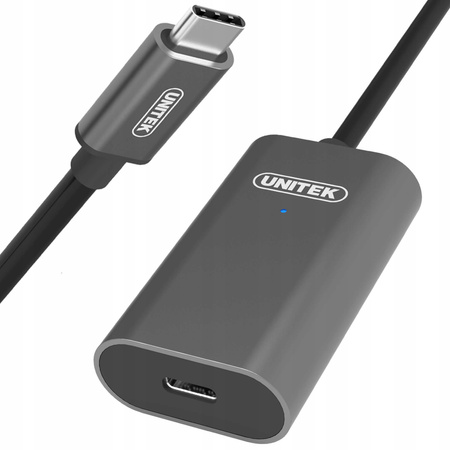 UNITEK Przedłużacz aktywny USB Typ-C 3.1, 5m, M/F; U305A