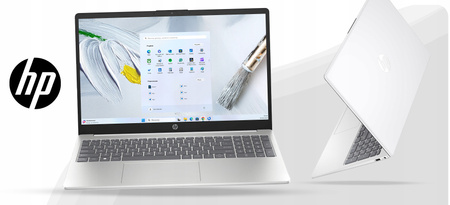 STYLOWY LAPTOP HP 15 INTEL N100 16GB DDR4 512GB SSD BLK W11 15.6" HD WHITE