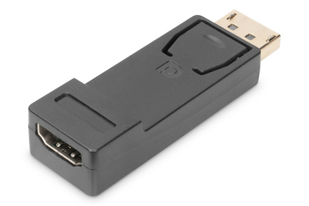 DIGITUS Adapter Displayport 1080p 60Hz FHD Typ DP/HDMI A M/Ż czarny
