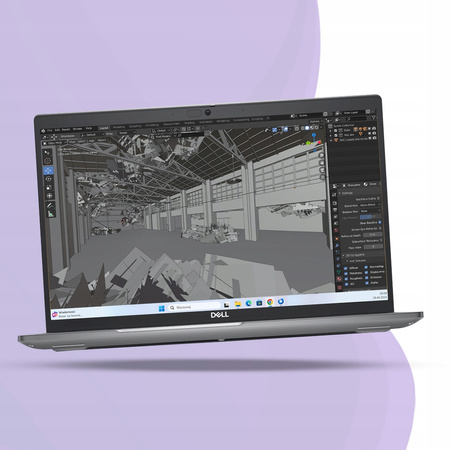 ULTRABOOK Dell Latitude 5550 Ultra5 135U 32GB DDR5 256SSD TOUCH BLK W11P