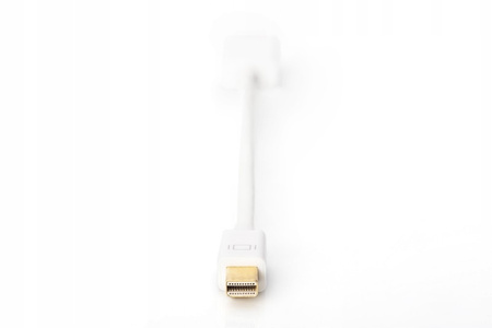 Kabel adapter Displayport 1080p 60Hz FHD Typ miniDP/HDMI A M/Ż biały 0