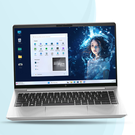 Laptop HP EliteBook 645 AMD Ryzen5 PRO 7530 16GB 512SSD BLK W11P 14"