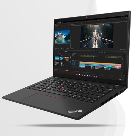 BIZNESOWY Lenovo ThinkPad T14 G4 i5-1335 16GB DDR5 512SSD FHD+ BLK FP W11P