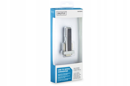 Konwerter/Adapter USB 1.1 do RS232 (DB9) z kablem Typ USB A M/Ż 80cm