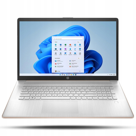 PORĘCZNY RÓŻOWY LAPTOP HP 17 N4120 4GB SSD INTEL UHD WIN11 HD+