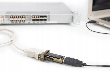 Konwerter/Adapter USB 2.0 do RS232 (DB9) z kablem USB A M/Ż długość