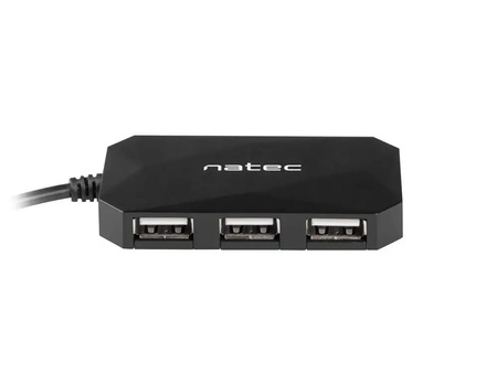 NATEC Hub USB 4-porty LOCUST USB 2.0 Czarny