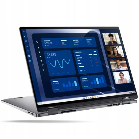 PORĘCZNY Dell Latitude 9450 2in1 Ultra5 16GB 1TB SSD QHD TOUCH BLK FP W11P