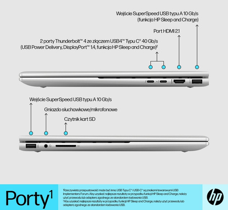 OBROTOWY HP ENVY 15 i5-1235 16GB 1TB SSD FHD W11