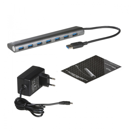 I-TEC USB 3.0 Metal HUB Charging - 7 portów zasiilanie/ładowanie