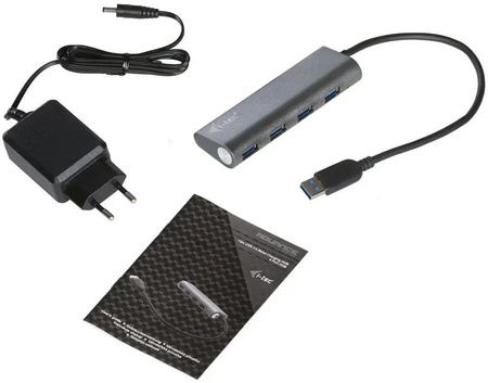 I-TEC USB 3.0 Metal HUB Charging - 4 porty z zasilaczem/ładowaniem