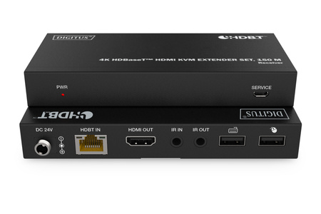Przedłużacz/Extender HDMI 4K 60Hz 150m po skrętce Cat.6A/7/8 HDBaseT,