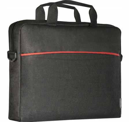 DEFENDER TORBA LITE 15,6 CZARNA WZMOCNIONE BOKI, PLASKI KSZTALT