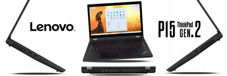 POTĘŻNA Nowa stacja robocza Lenovo P15 G2 i7 32GB 1TB T1200 4GB TOUCH W11P