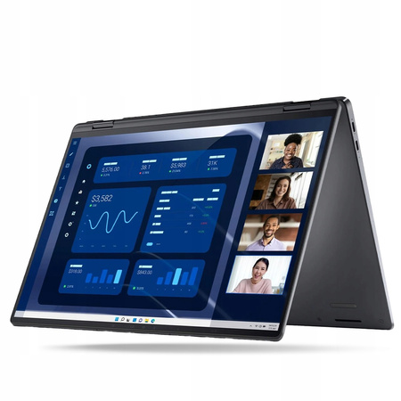 PORĘCZNY Dell Latitude 9450 2in1 Ultra5 16GB 1TB SSD QHD TOUCH BLK FP W11P